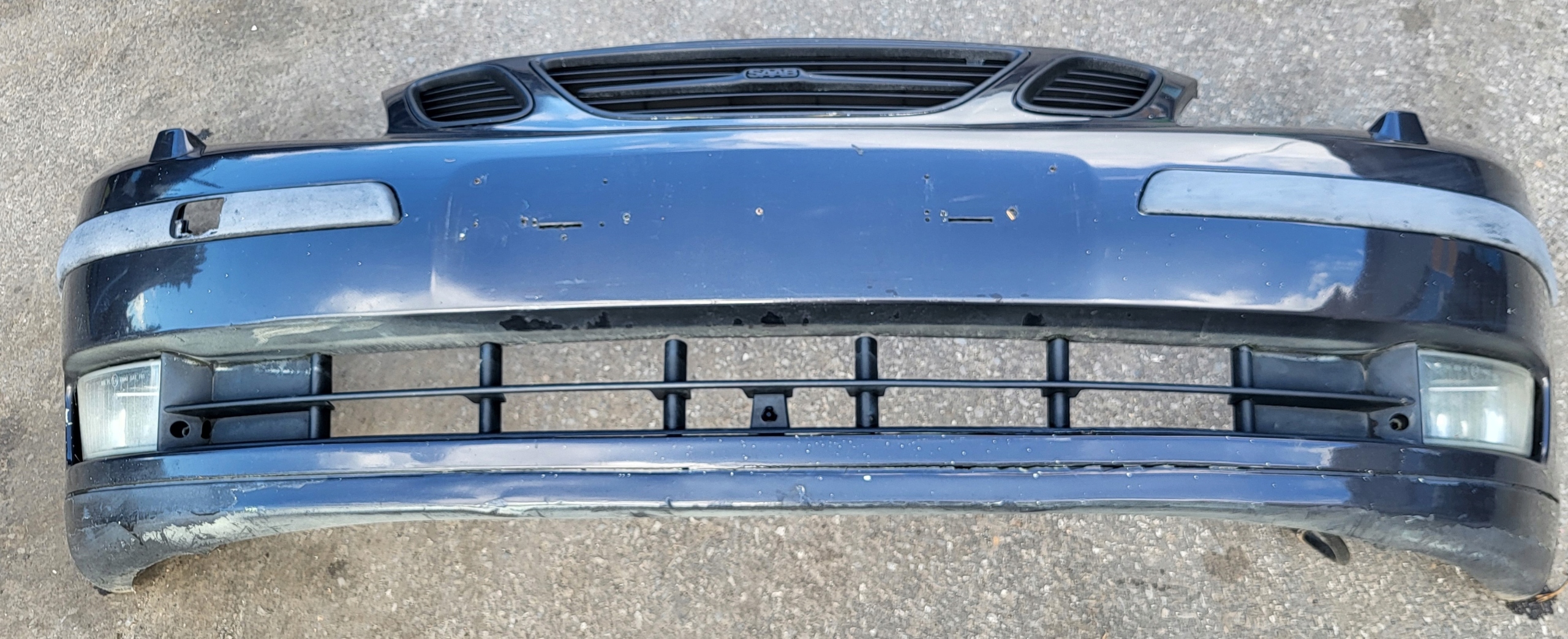 Frontstoßstange komplet Spritzdüsen lichte Nebelscheinwerfer Sensor SAAB 93 9-3 II 2 OE