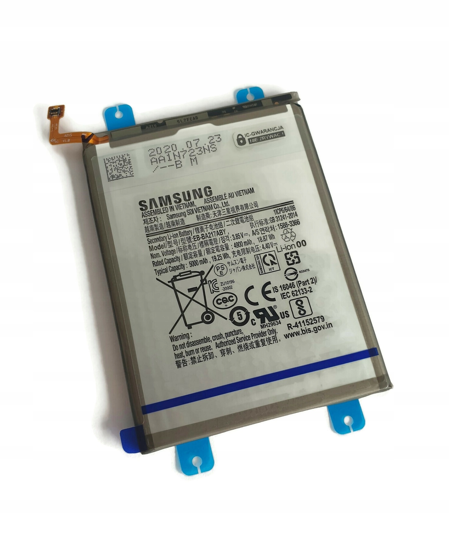 Org Nová originální baterie akumulátor pro Samsung Galaxy A12 A21s