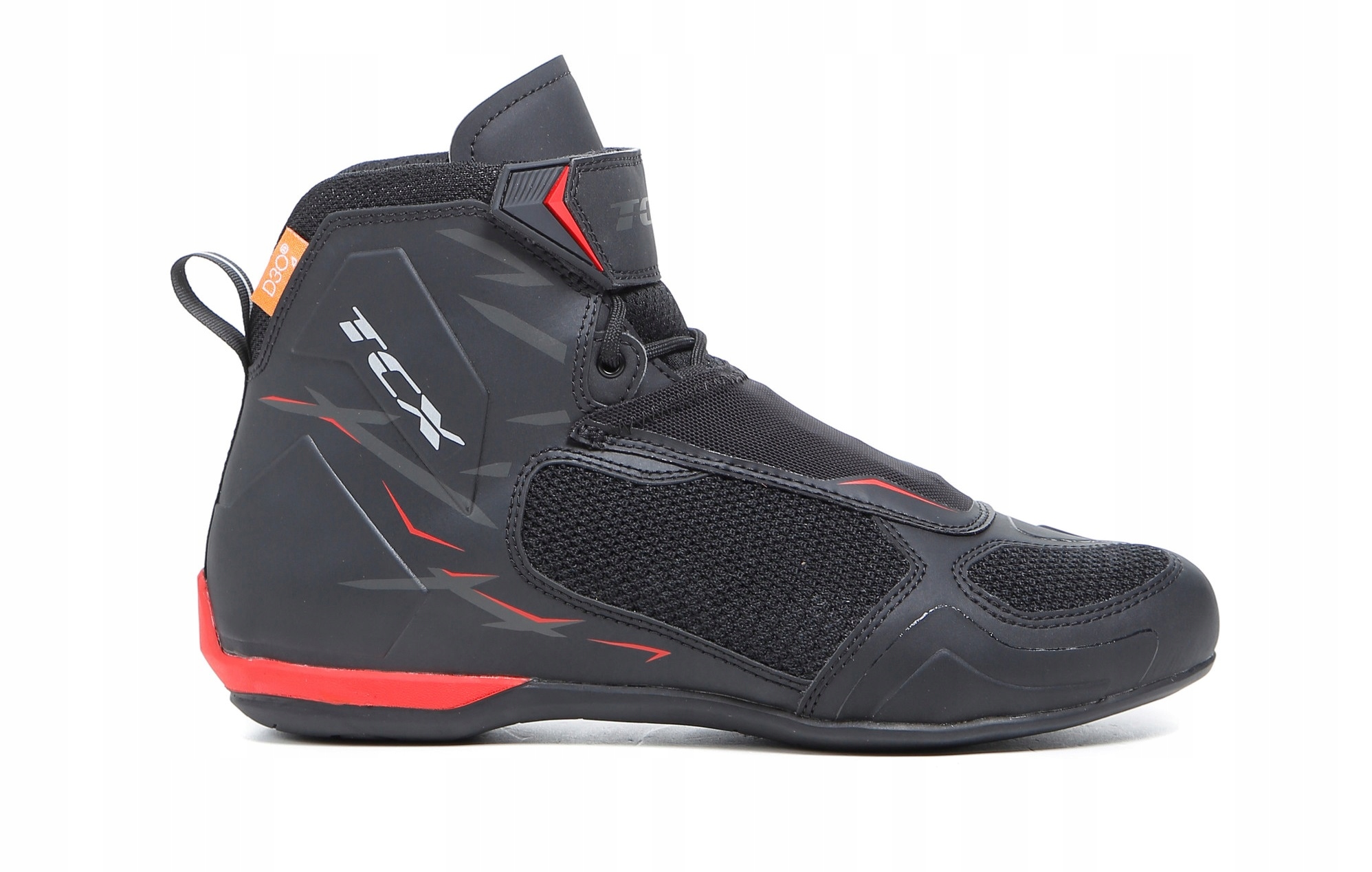 Buty motocyklowe TCX R04D AIR czarno/czerwone Rozmiar 45