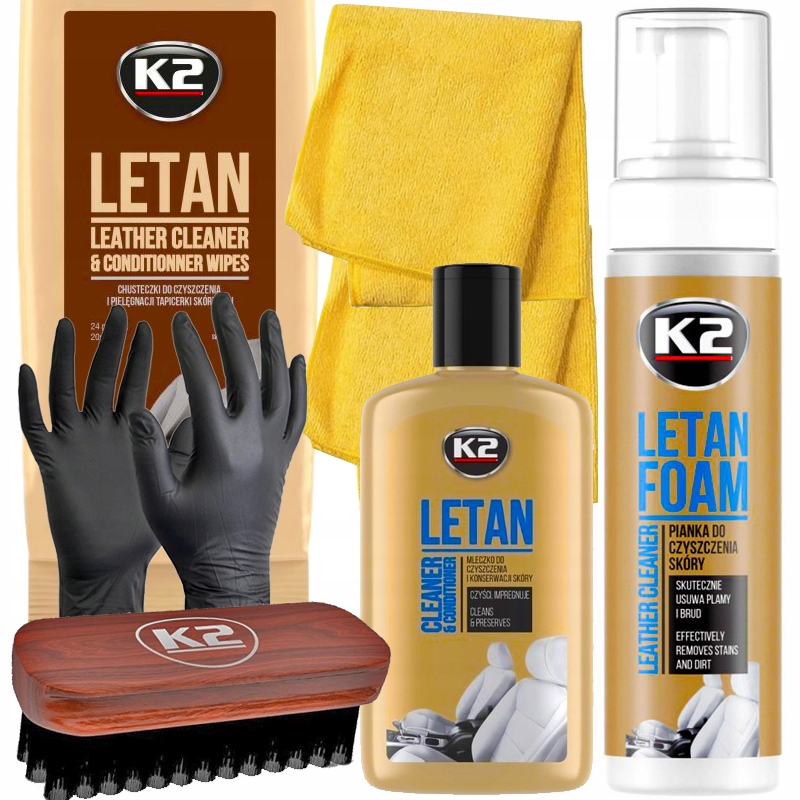 

K2 Letan Zestaw Do Czyszczenia Prania Skór Foteli