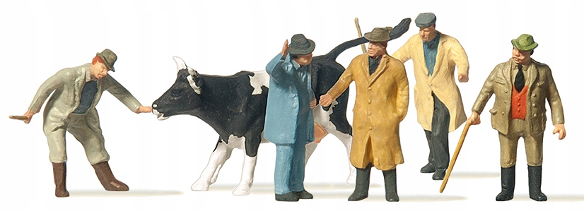 Preiser 14039 - Handel zwierzętami H0