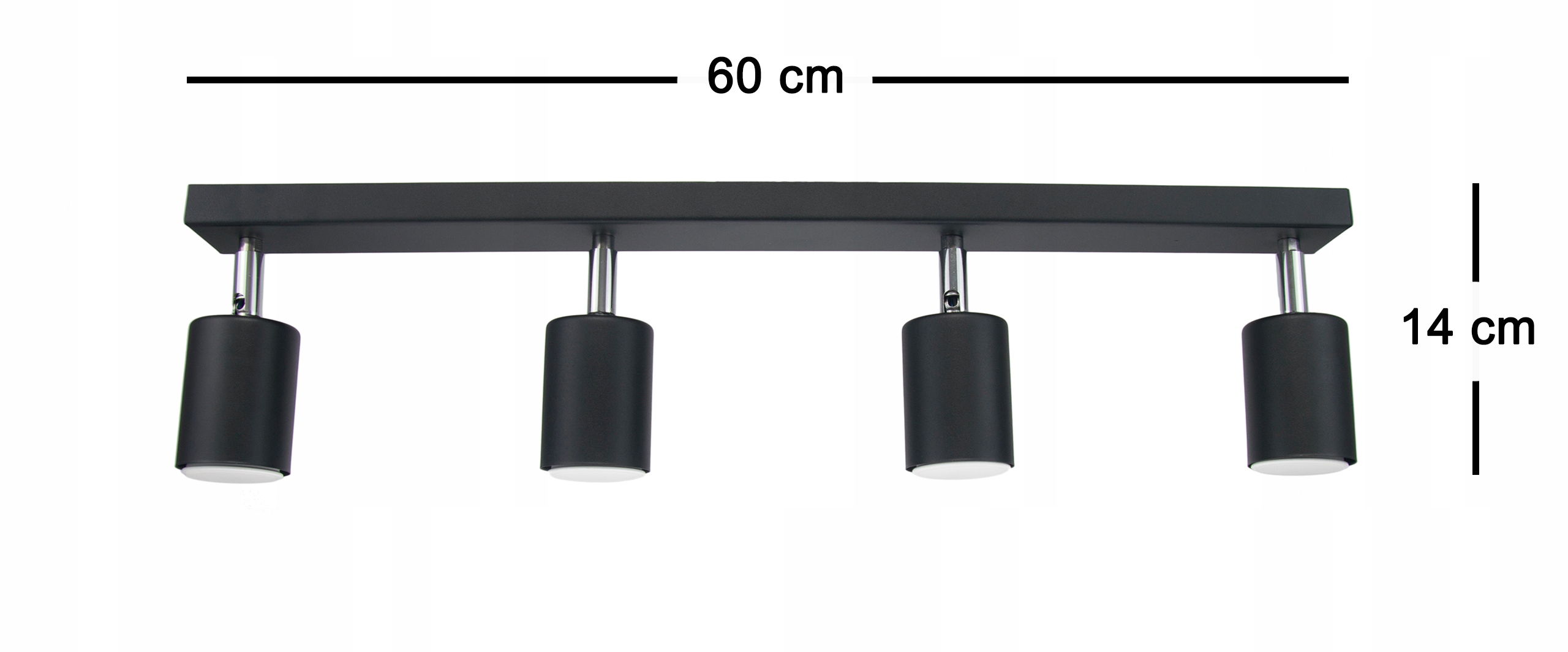 LAMPA SUFITOWA HALOGENOWA CZARNA SPOT SUFITOWA LISTWA RUCHOMA LED GU10 Marka Moderno