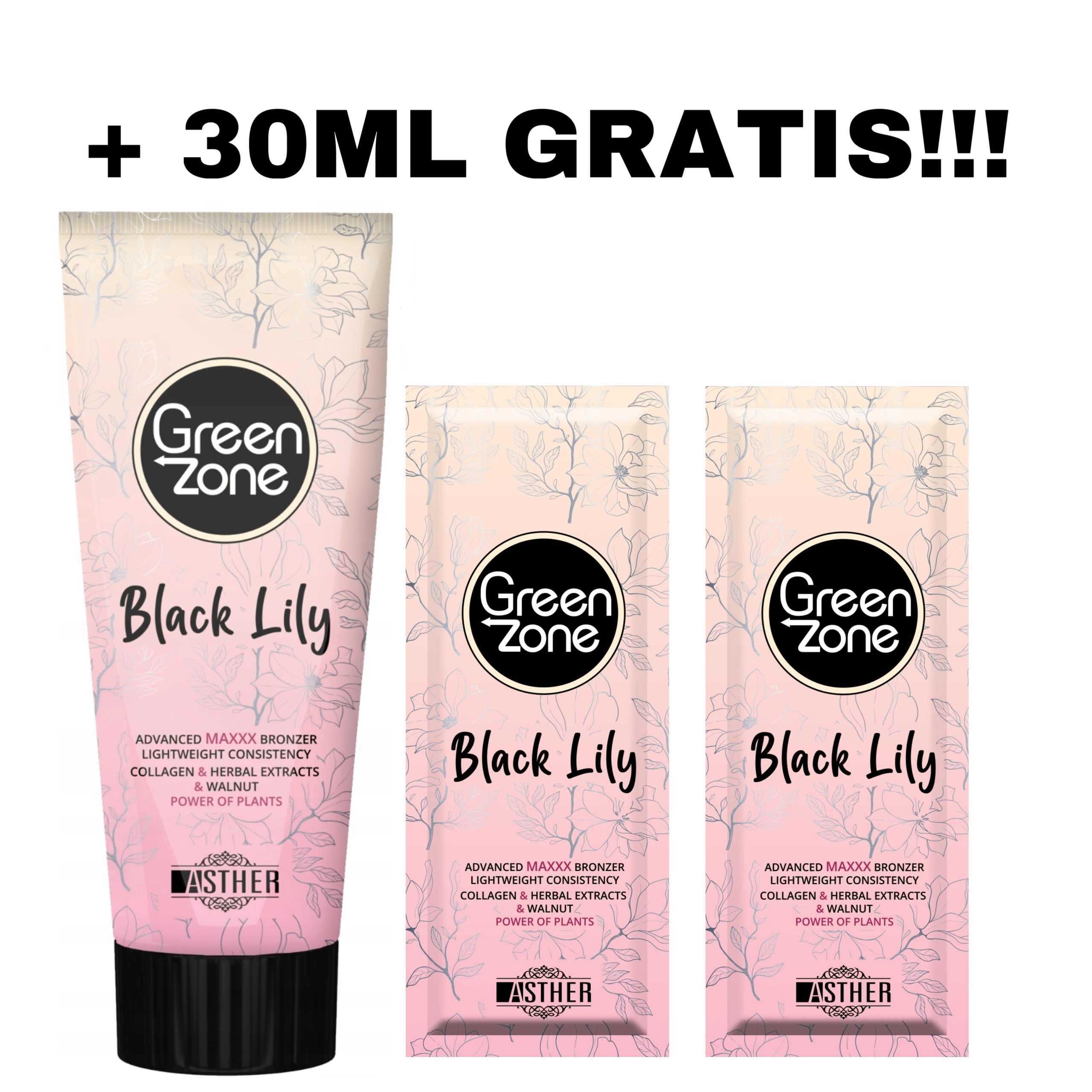 GREEN ZONE BLACK LILY 200ml+30ml gratis