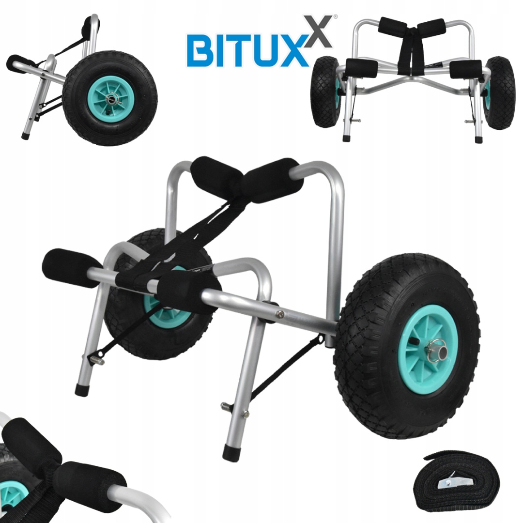 

Wózek Transportowy Do Kajaka Udźwig 70KG Pas