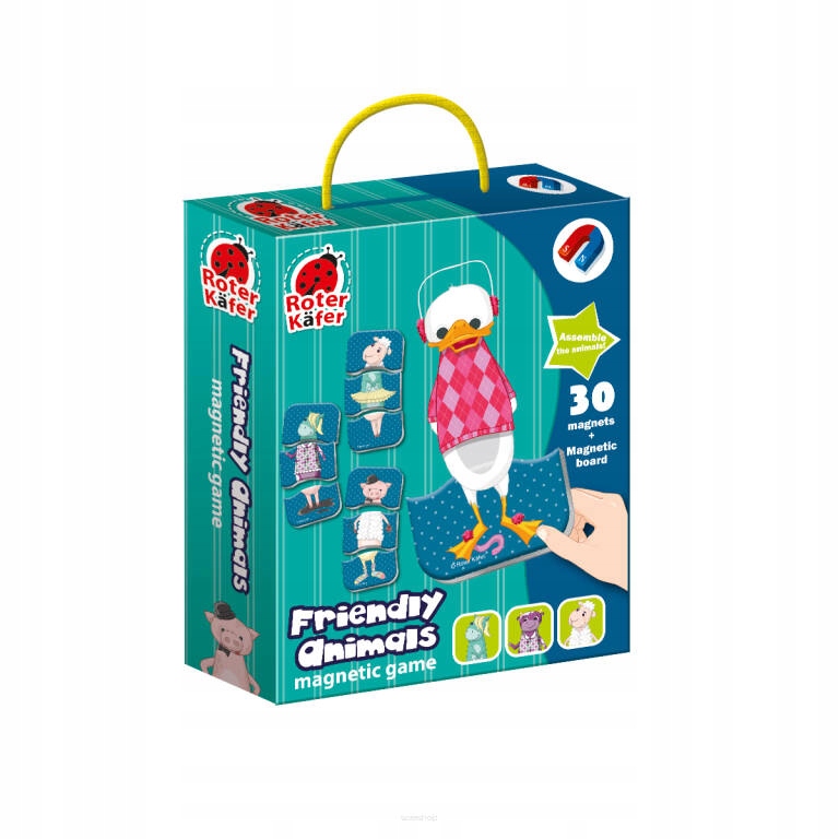 ROTER KAFER GRA MAGNETYCZNA PRZYJAZNE ZWIERZĘTA