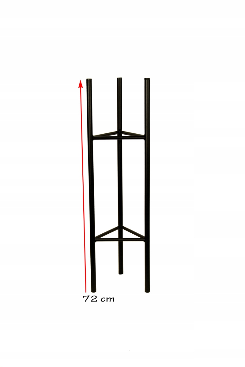 Kwietnik stojacy metalowy z doniczka loft 72 cm Marka Gramix