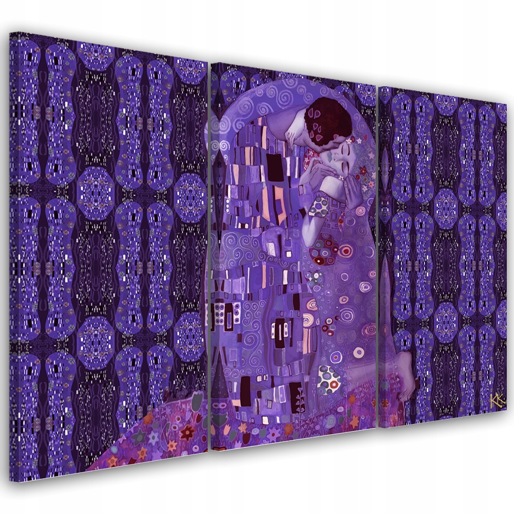 Triptychový obraz na plátne, Splnenie Žena Abstrakcia 90x60