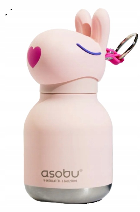 Bestie Asobu Butelka termiczna Bidon Mini – Królik 200 ml