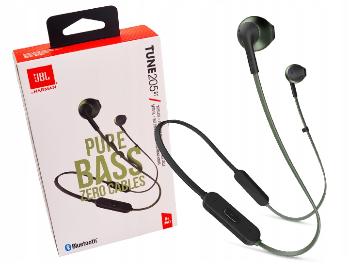

Bezprzewodowe Słuchawki Bluetooth Jbl Tune T205BT