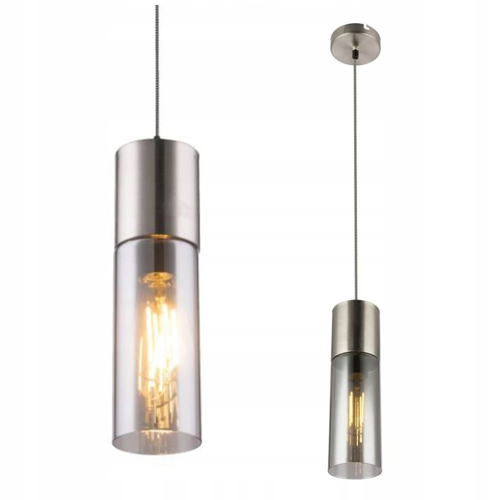 Moderní válcová závěsná lampa Annika