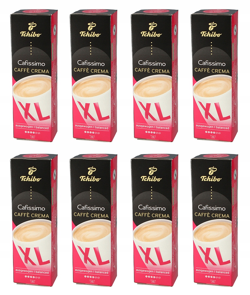 Kawa kapsułki Tchibo Cafissimo Caffe Crema XL Wake Up 80 szt.