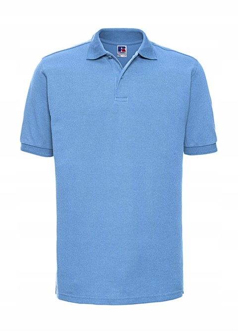 Tričko pánské polo z polybavlny Russell Sky Sc XL