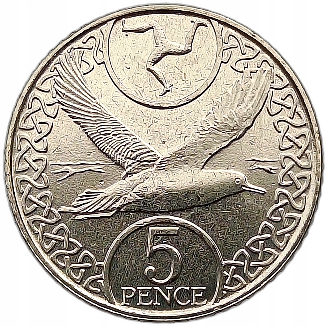 ISLE OF MAN 5 PENCE 2017 PTAK MEWA
