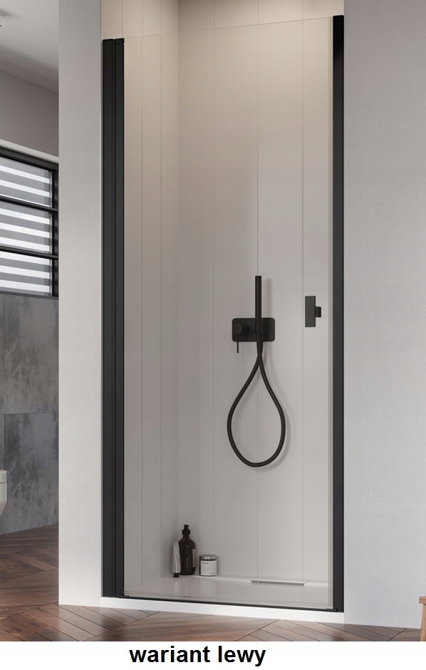 Drzwi LEWE NES BLACK DWJ I 90x200 cm RADAWAY Marka Radaway