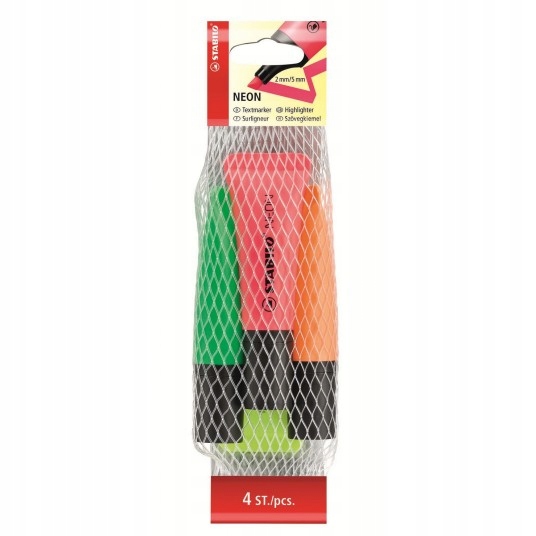 

Zakreślacz Stabilo Neon (4 sztuki)