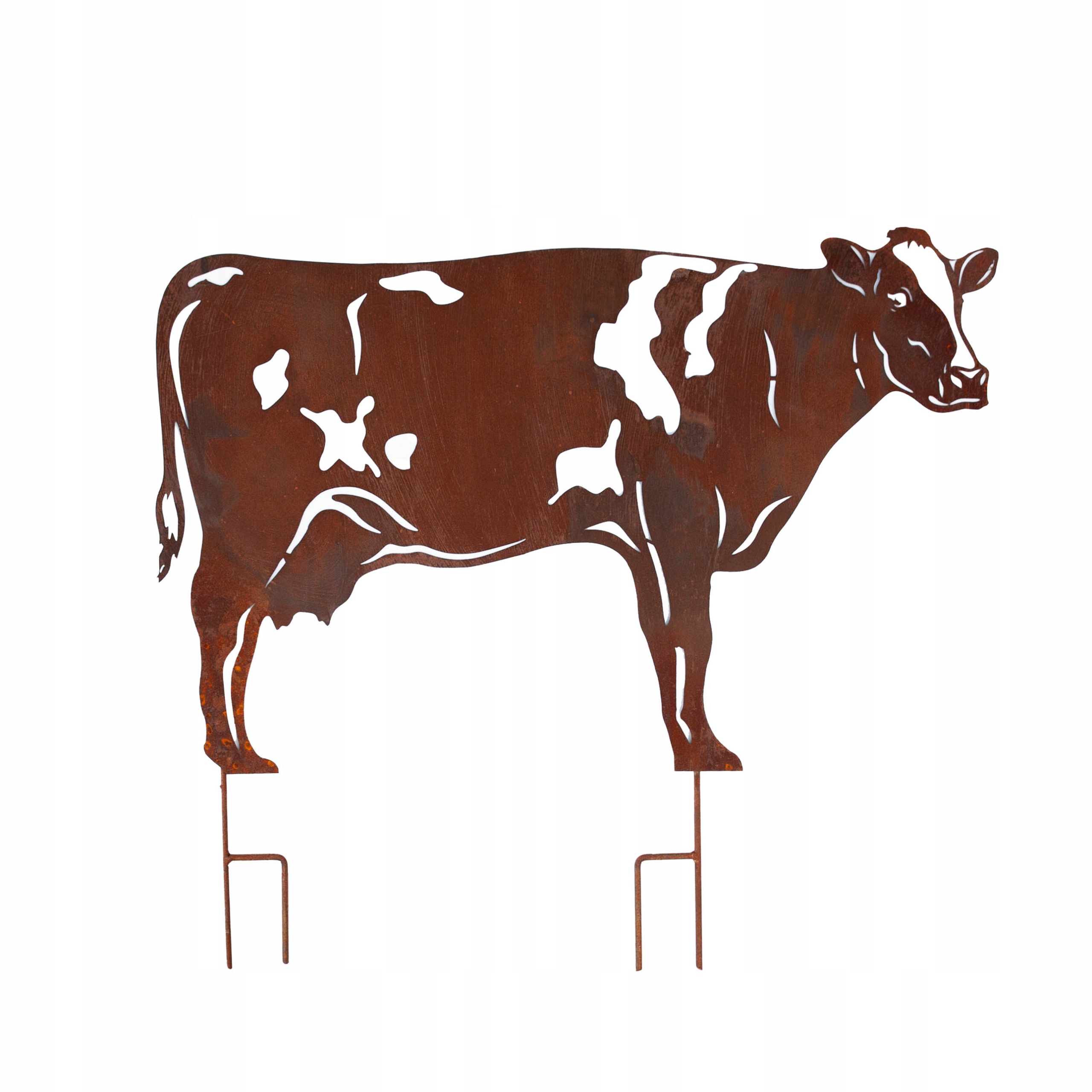 Zahradní Dekorace Kovová Kráva Mućka Plyšová Hračka Kravička Odpuzovač Lišek