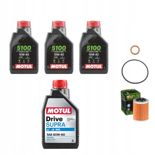 Olejový filter Cf Moto 450 520 625 Servisný set Motul krúžok a tesnenie
