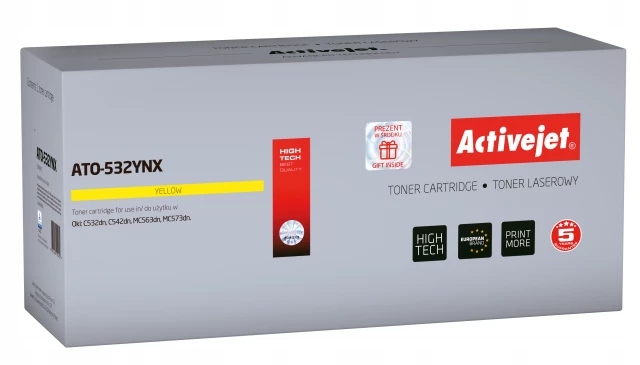 Toner Activejet pro Oki 46490605 new ATO-532YNX žlutý (yellow)