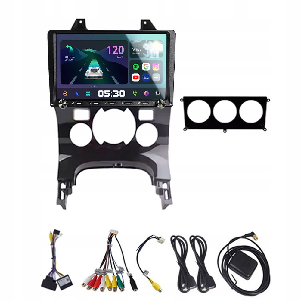 2Din Android 13 autorádio pro Peugeot 3008 5008 At Mt 2009-2015 2G 32G Rds