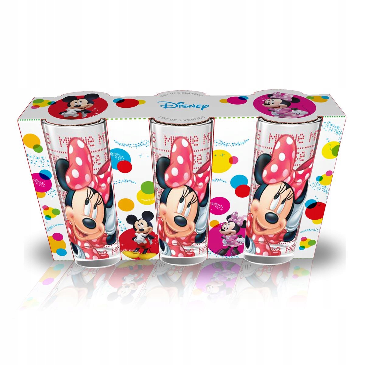 НАБОР ИЗ 3 СТАКАНОВ DISNEY MINNIE MOUSE