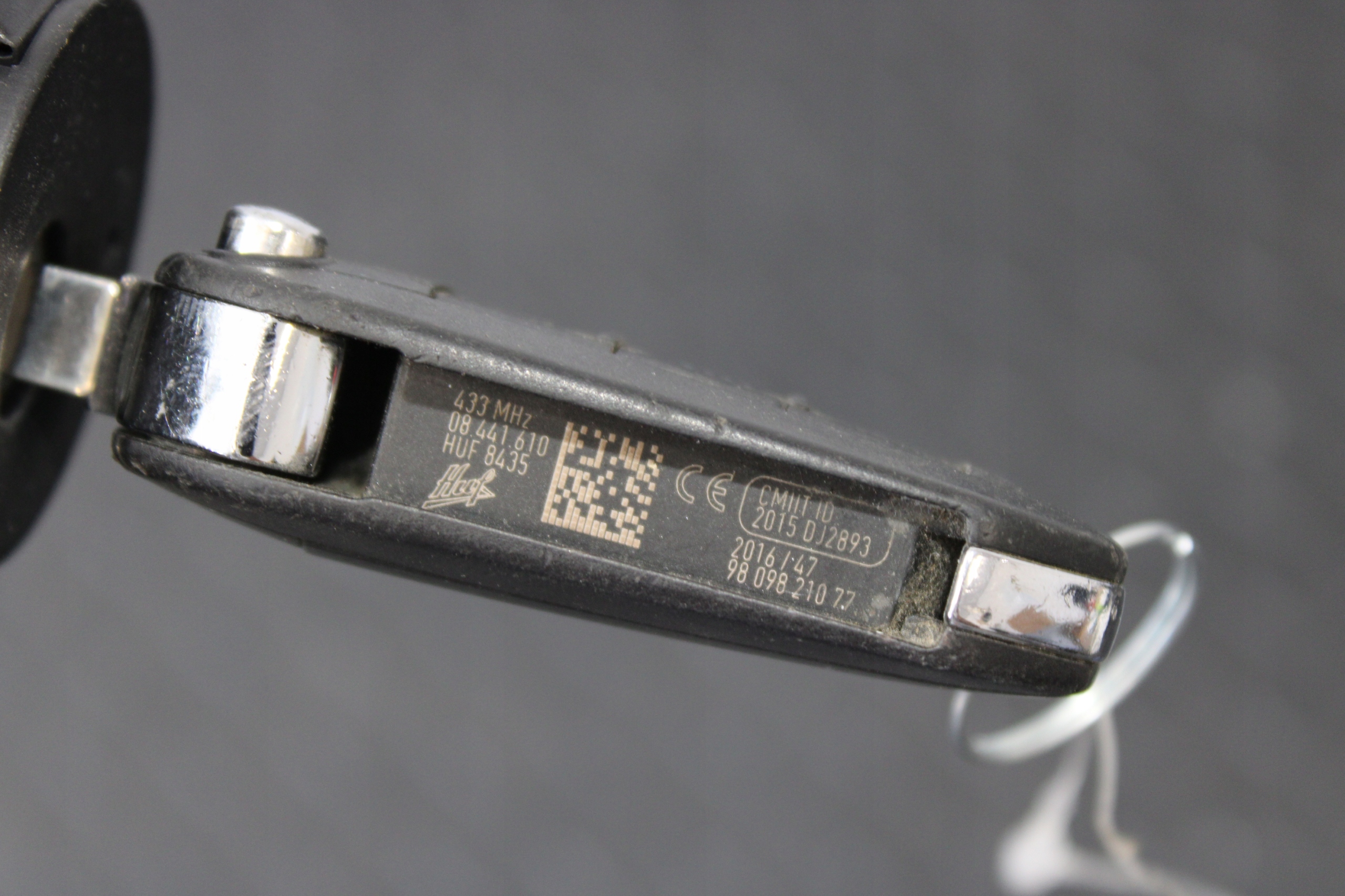 key ignition 9809821077 CITROEN C3 III 3