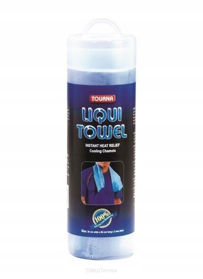 Ręcznik tenisowy Tourna Liqui Towel niebieski
