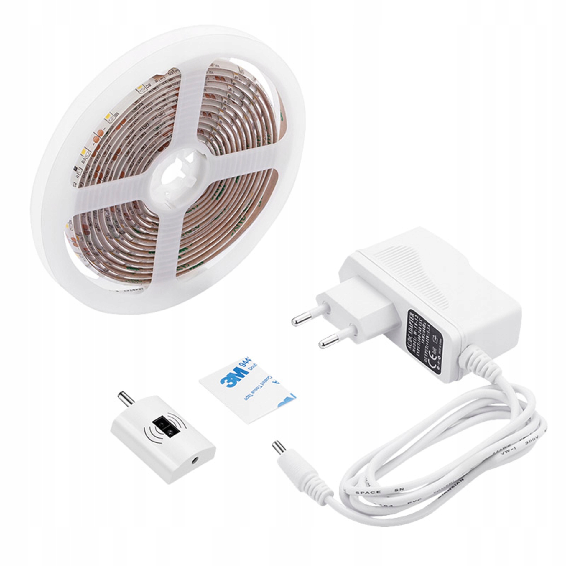 Solight taśma LED 3m, 180 LED, sterowanie bezdotykowe, ściemniana, IP65, 400