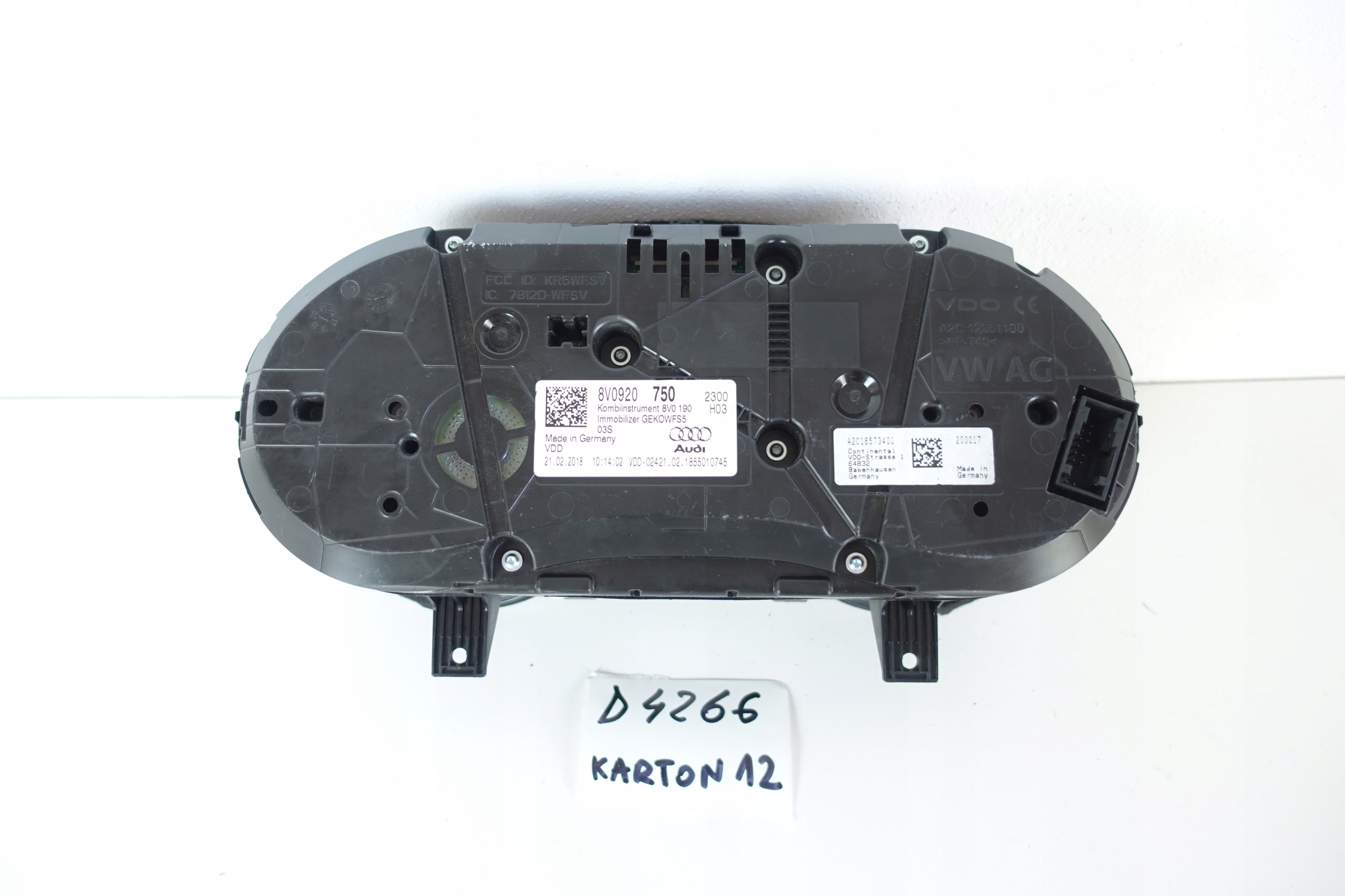 dials dials AUDI A3 8V LIFT 8v0920750 0KM