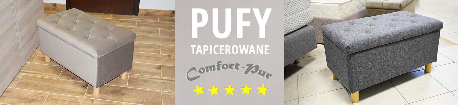 Otwierana pufa skrzynia tapicerowana Brązowy Wysokość mebla 45 cm