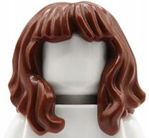 

Lego włosy figurki damskie brązowe długie grzywka