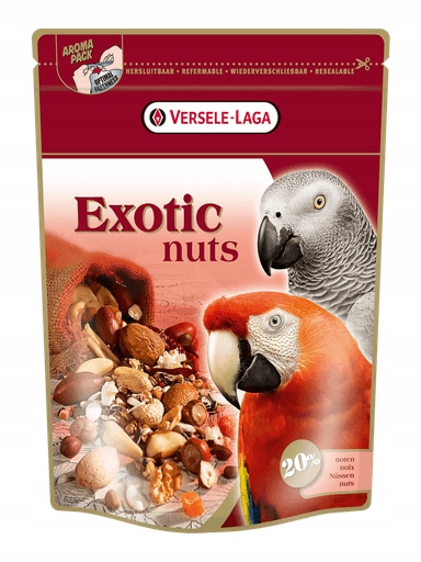 3 x Versele-Laga Exotic Nuts – ořechová směs pro velké papoušky 750 g