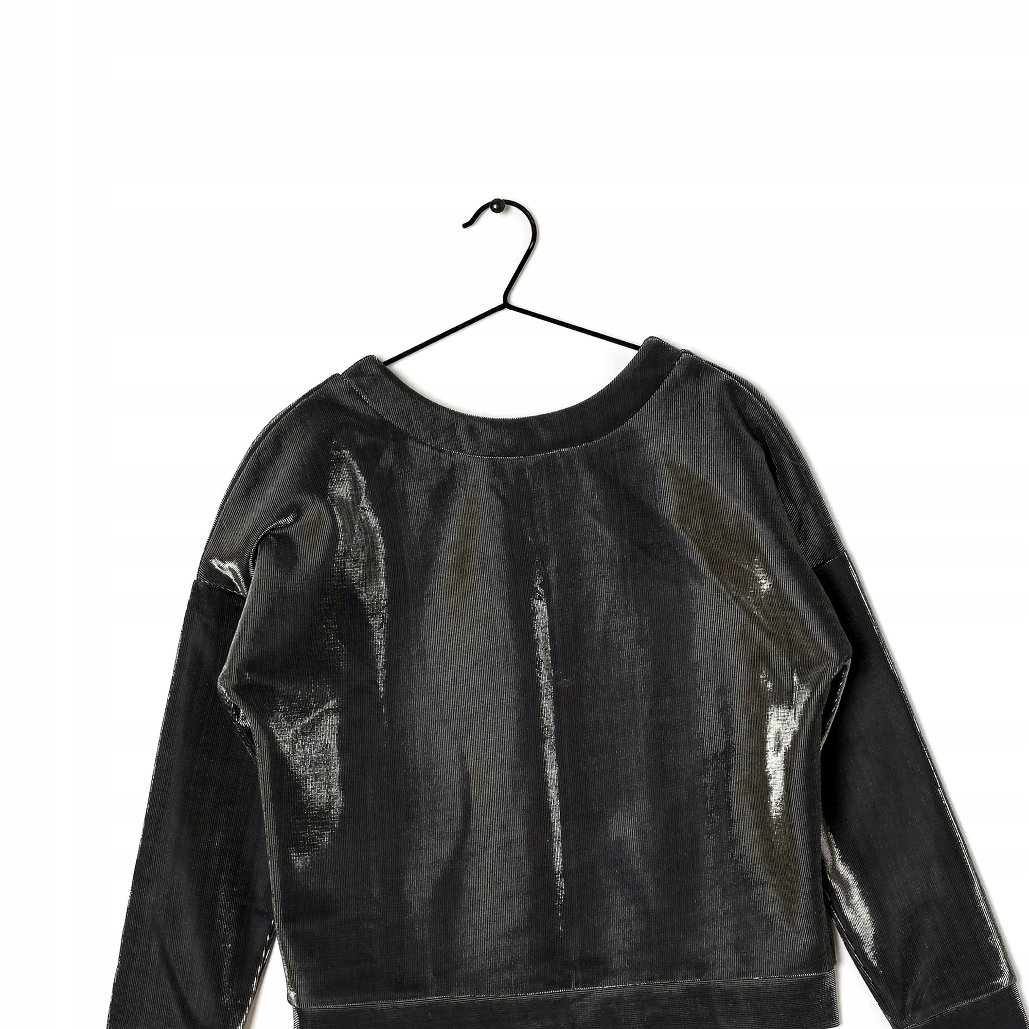 Mikina Metalická Supertrash Stříbřitá Xs 34