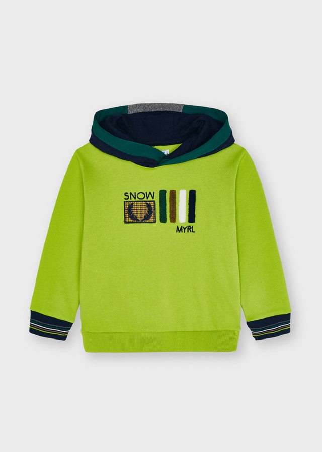 

Mayoral 4403 Bluza Z Kapturem Chłopak limonka r128