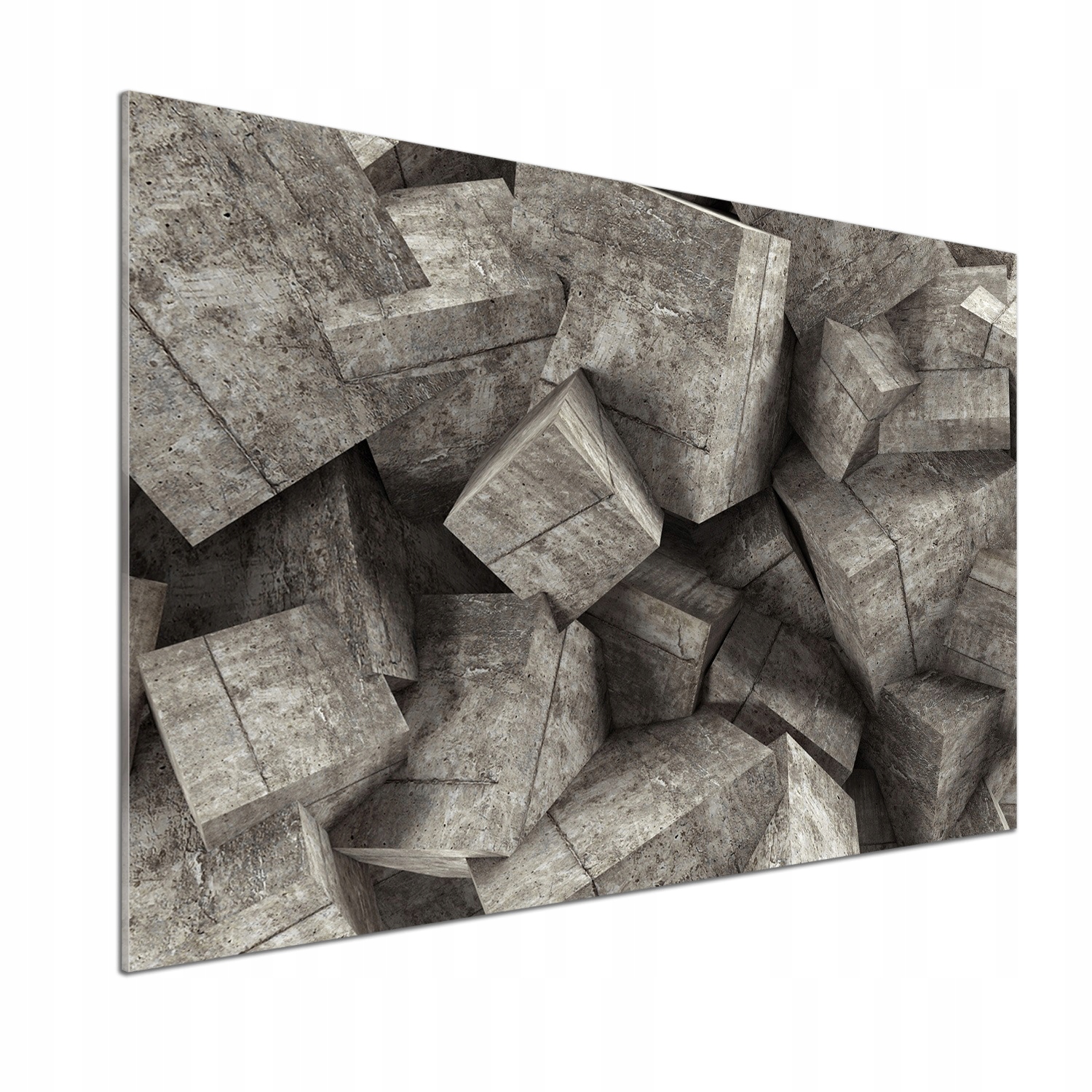 Panel do kuchyně Betonové krychle 100x70 Lepidlo
