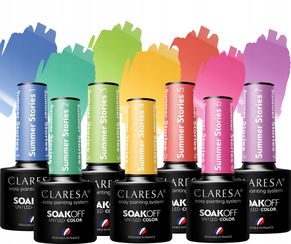 

Claresa Summer Stories Kolekcja Lato Lakier Hybryd