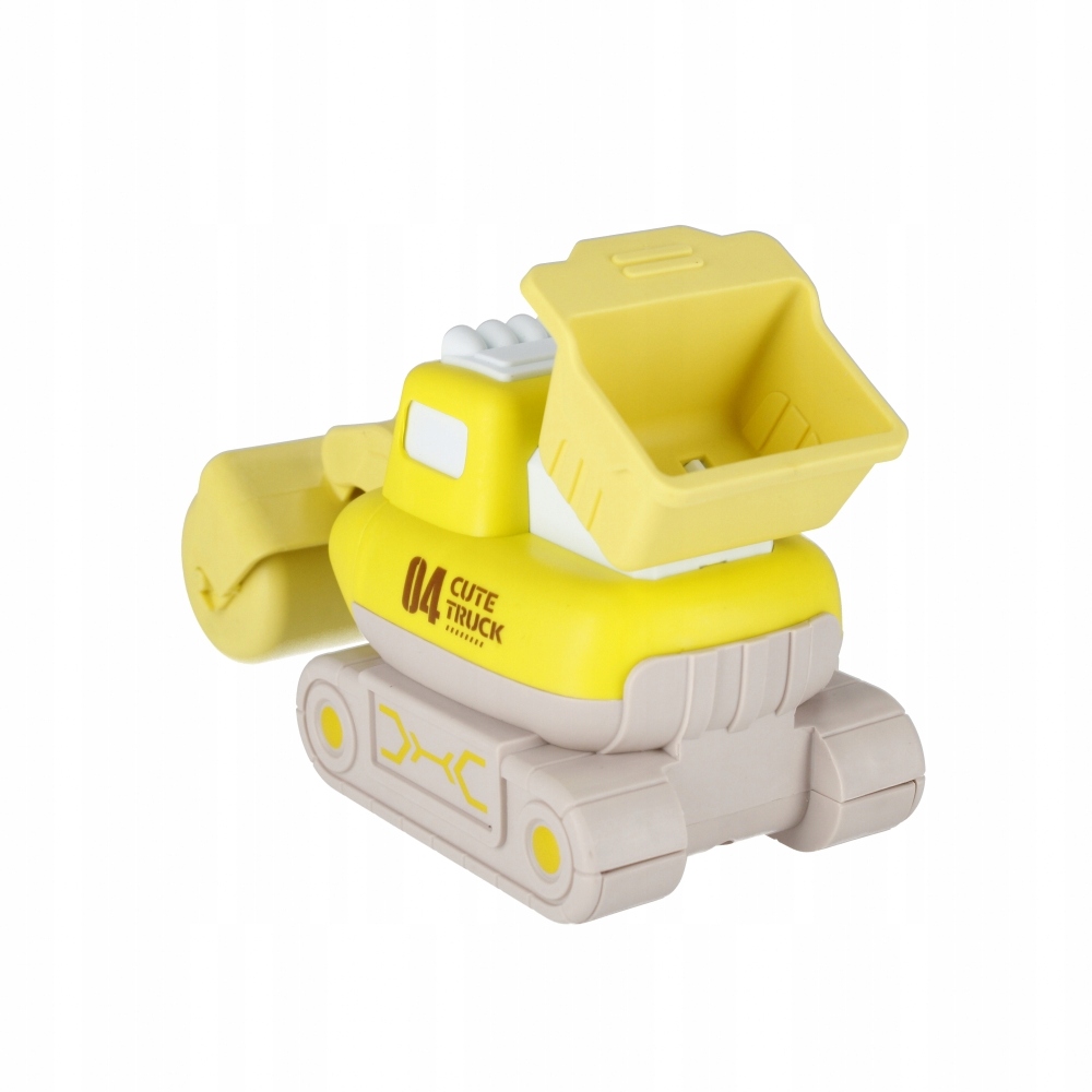 KOPARKA z NAPĘDEM dla DZIECI mała 13 cm MEGA CREATIVE pojazdy BUDOWLANE Kod producenta 6566