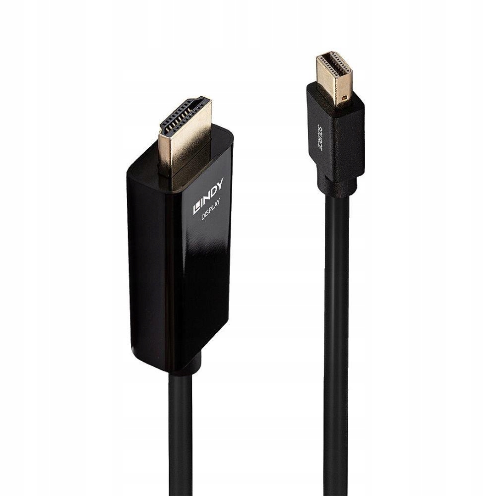 Lindy Kabel Mini Displayport Hdmi Do Laptop Pc Mac 2M 4K Uhd Przewód Video