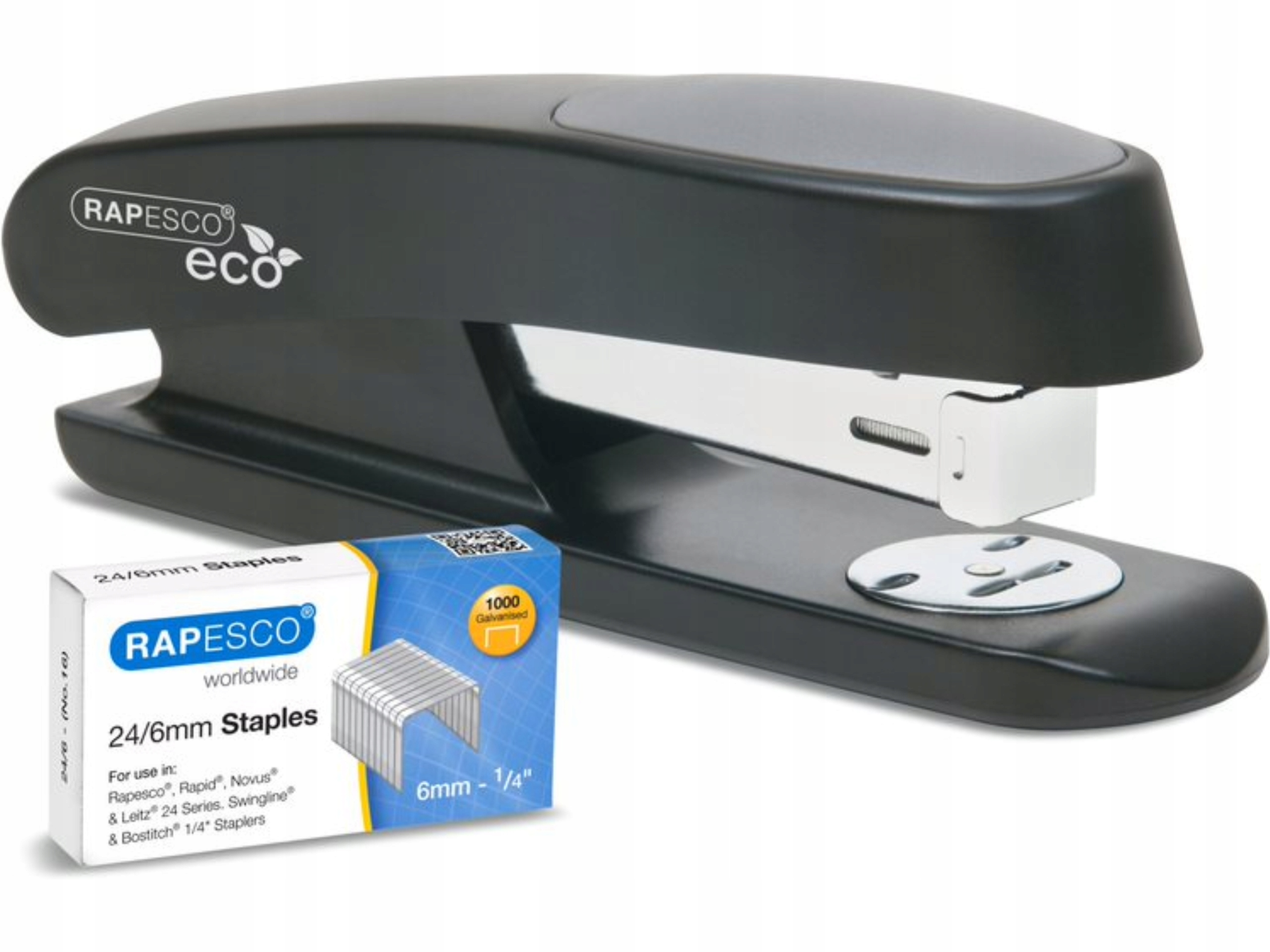 

Zszywacz Rapesco Eco Sting Ray Gs czarny 20 kartek