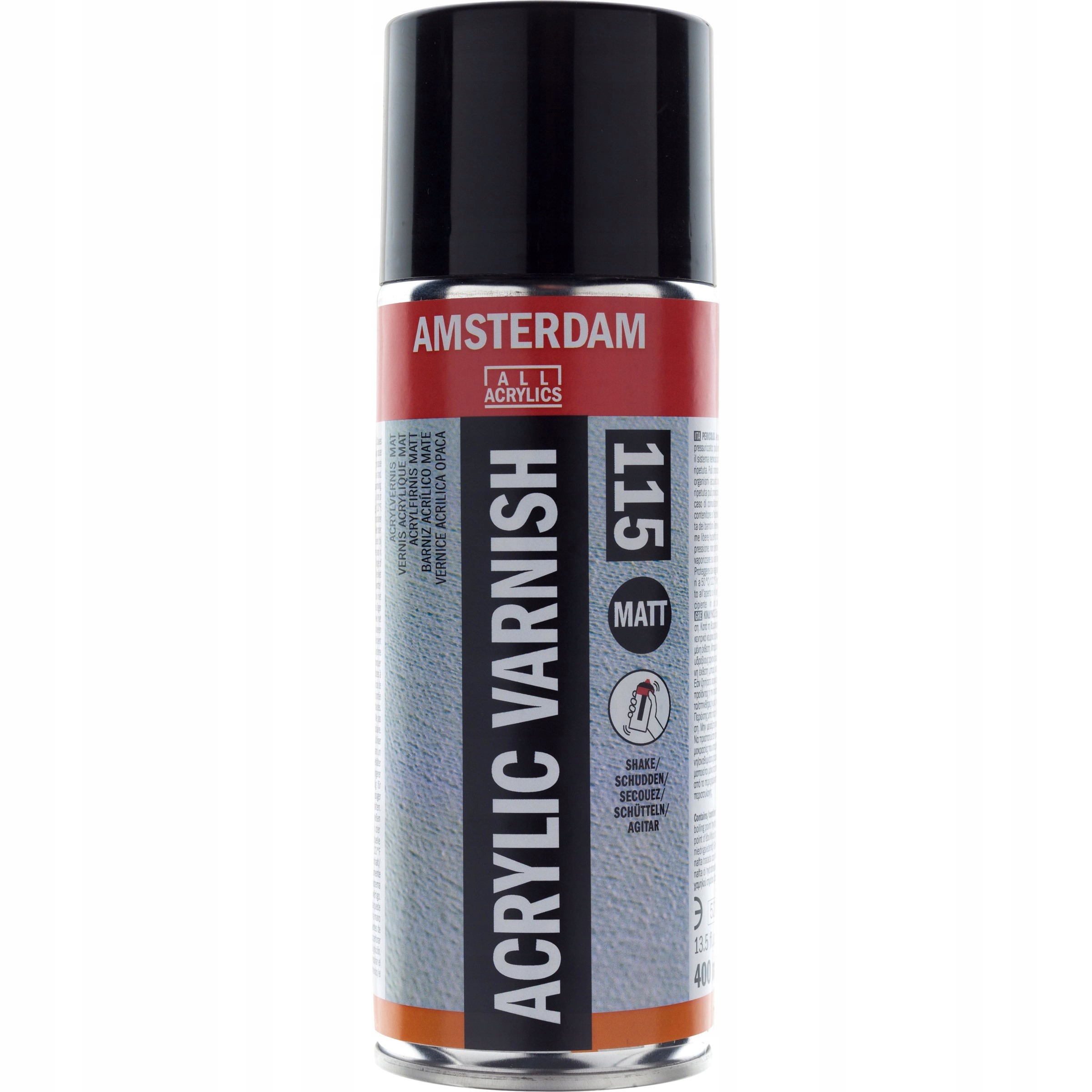 Lak verniks ve spreji Amsterdam matný, 400 ml