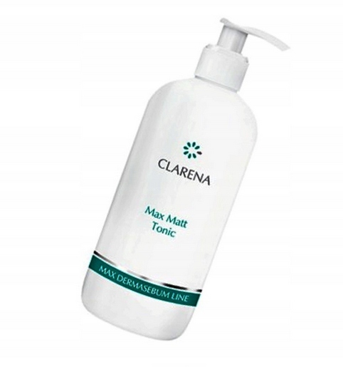 Clarena Antybakteryjny Max Matt Tonik Tonic Matujący 500 ml