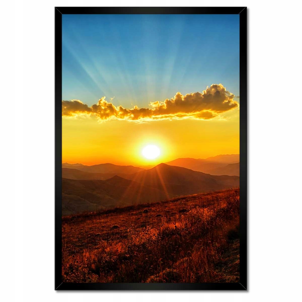 Plakáty v rámu 40x60 Krásný západ slunce