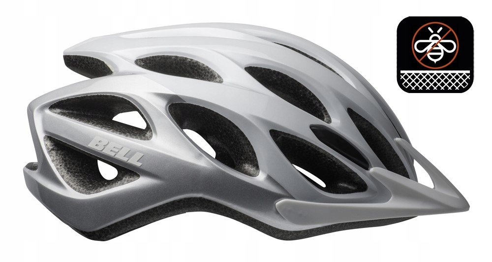 Kask mtb Bell Traverse gloss white silver 54-61cm