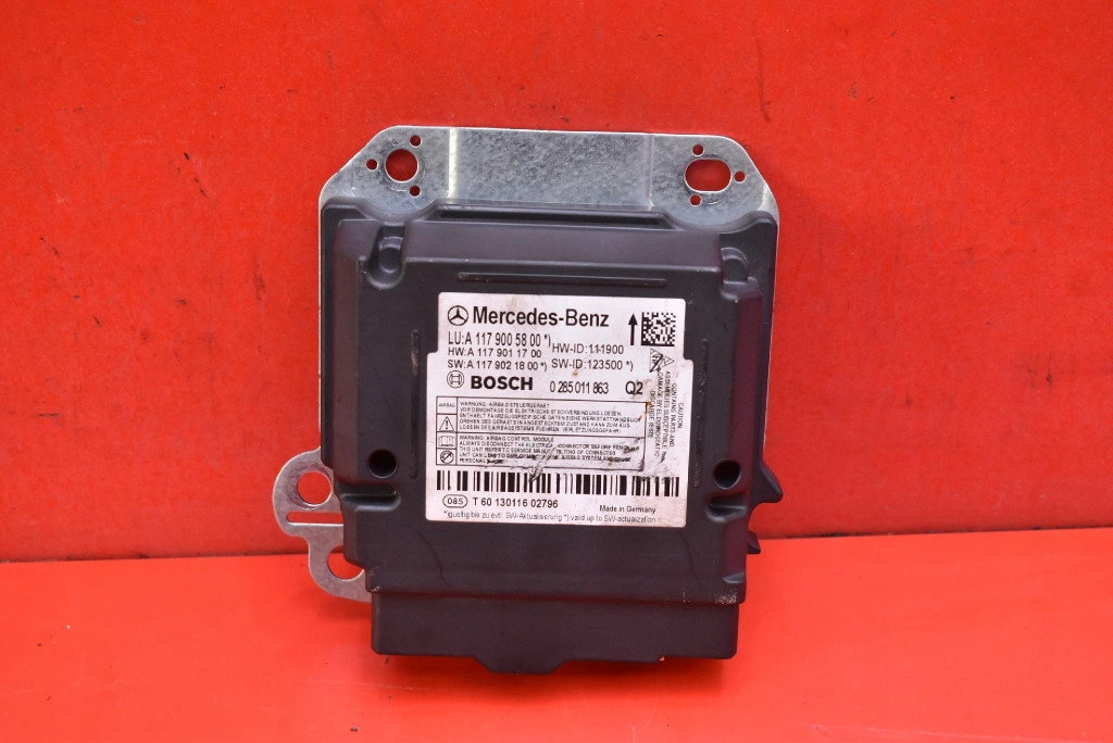 modulo SENSOR airbag airbag A1179005800 MERCEDES CLA C117 13-16