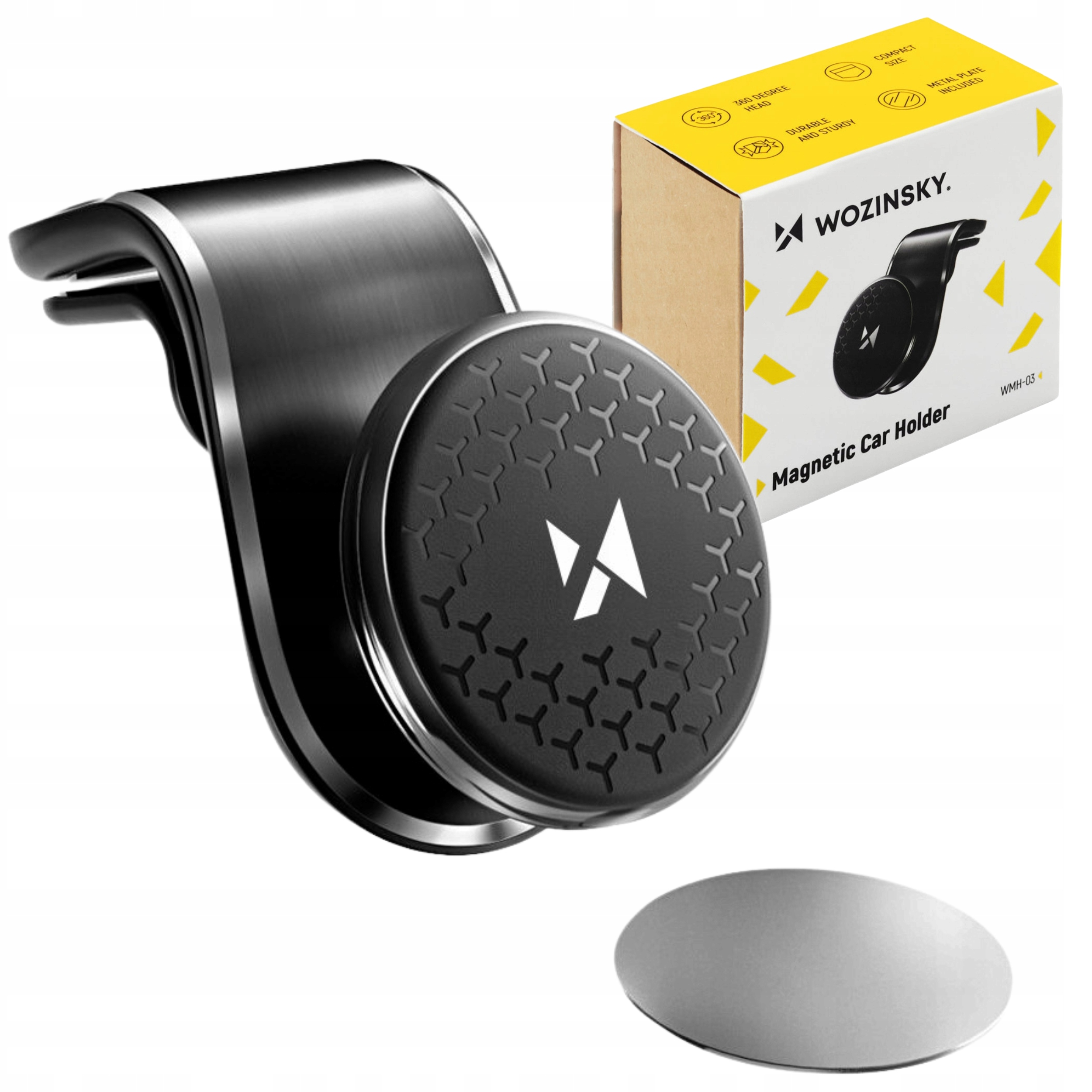 UCHWYT SAMOCHODOWY NA TELEFON MAGNETYCZNY DO KRATKI NAWIEWU MAGSAFE HOLDER