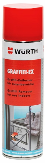 Wurth Środek Zmywacz Do Usuwania Graffiti Ex Usuwa Farby Wewnątrz 500ML