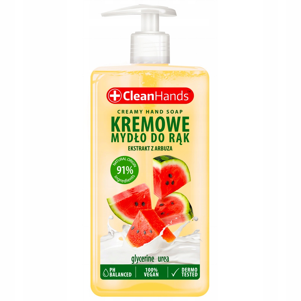 

Mydło Kremowe w Płynie Arbuz 100% Vegan 300ml