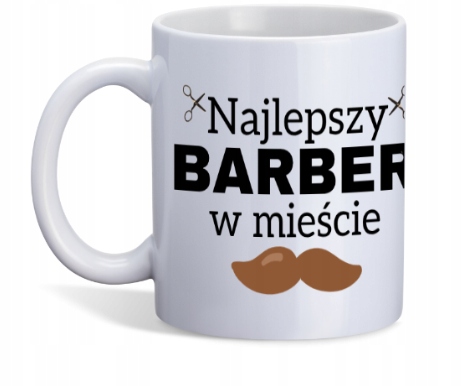 Šálka „Najlepší barber v meste“ je ideálnym darčekom pre kaderníka a holiča