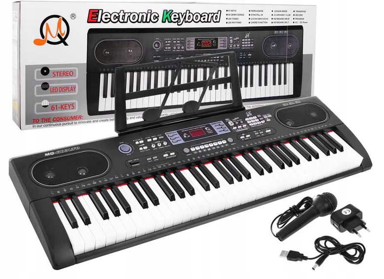 Duży KEYBOARD - SYNTEZATOR - ORGANY USB MQ-603UFB