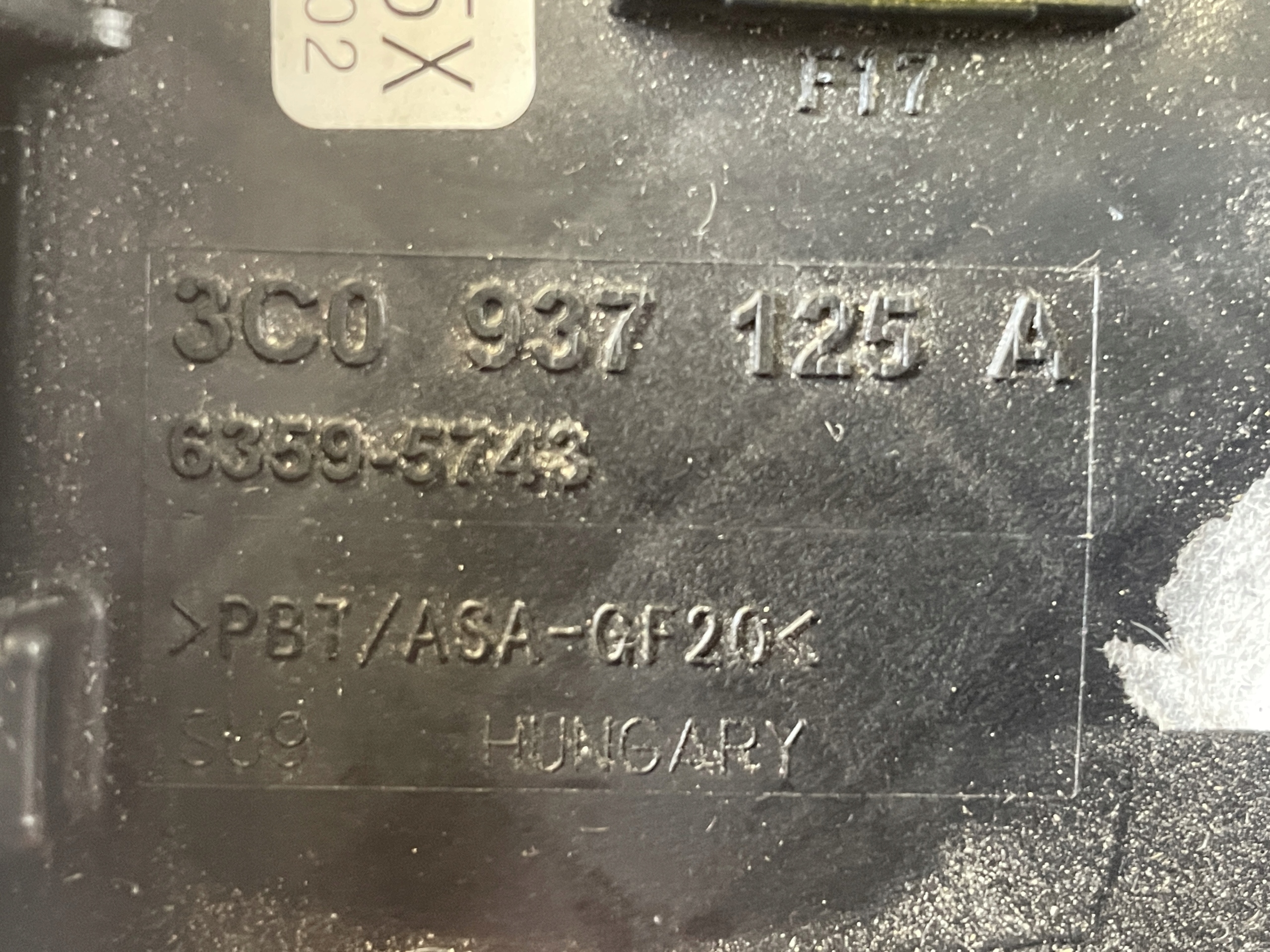 AUDI VW Module fusibles 3C0937125A