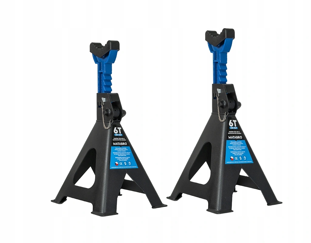 Matabro MB-JS6T, Podpěry pod auta 6t s bezpečnostním zámkem 2 ks